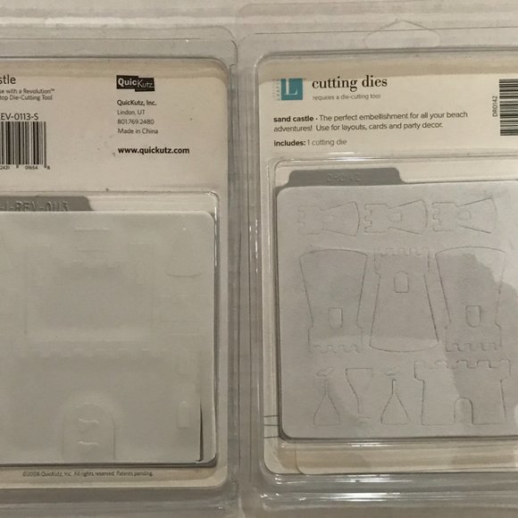 Quickutz Lifestyle Crafts 4x4 inches Castles die bundle - Picture 2 of 10